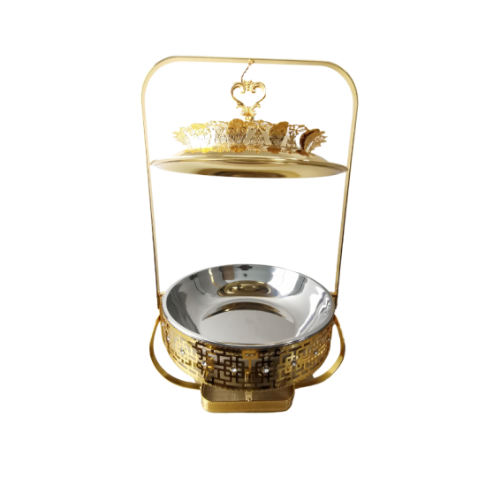 سخان ذهبي فلورش منقوش سعة 4 لتر