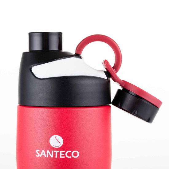 زمازم رياضية استيل 590 مل، احمر