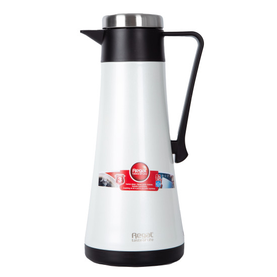 ترامس الإستانلس ستيل ابيض 1 لتر