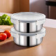 حافظة طعام من ستانلس ستيل مدور مقاس 1500 مل