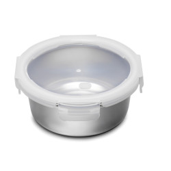 حافظة طعام من ستانلس ستيل مدور مقاس 1500 مل 