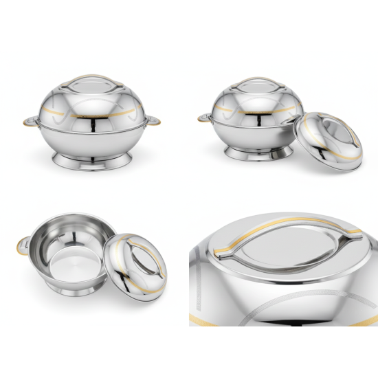 Bohara Steel Saja 3000ml Food Warmer