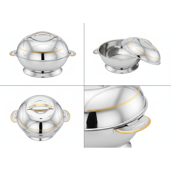 Bohara Steel Saja 3000ml Food Warmer