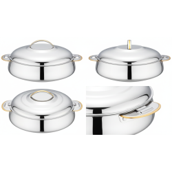 Bohara Steel Sali 8000ml Food Warmer