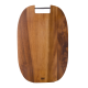لوح تقطيع خشبي بيضاوي 25.4 سم
