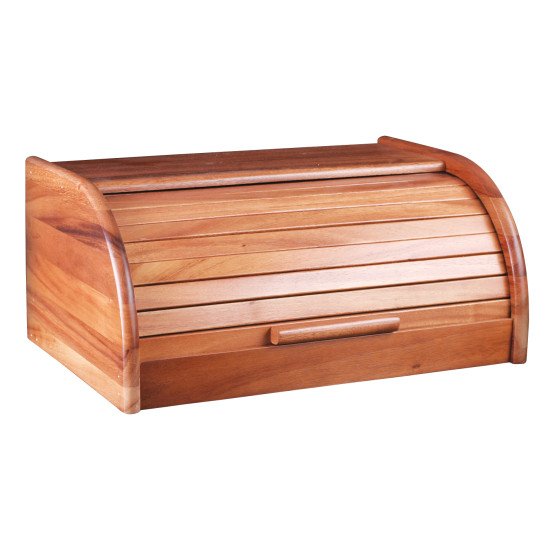 صندوق خبز خشبي بغطاء خشبي منزلق من بيلي