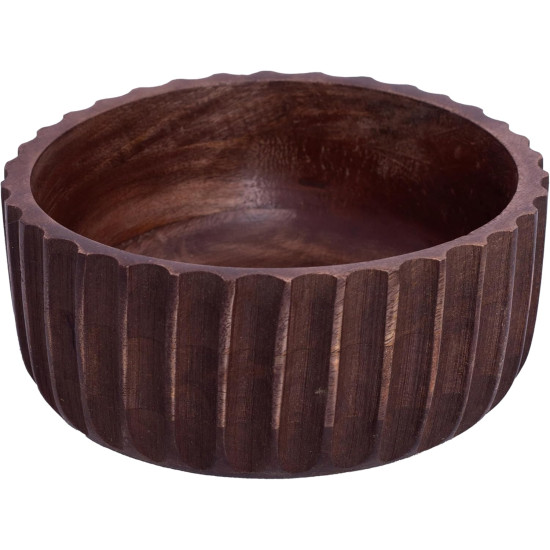 وعاء بيلي الخشبي مضلع  19 سم