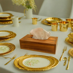 علبة مناديل خشبي من بيلي علبة مناديل خشبي من بيلي