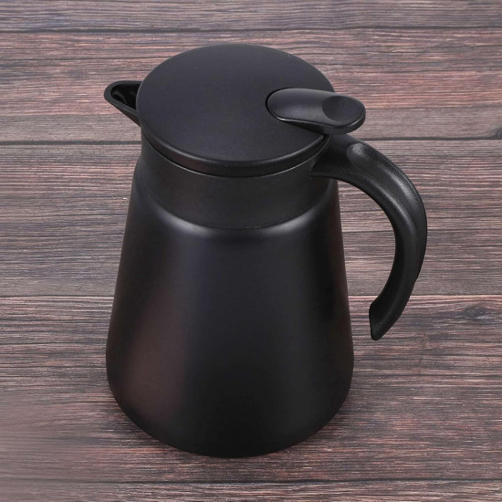 ترمس من ريسا استيل لون اسود 600 مل