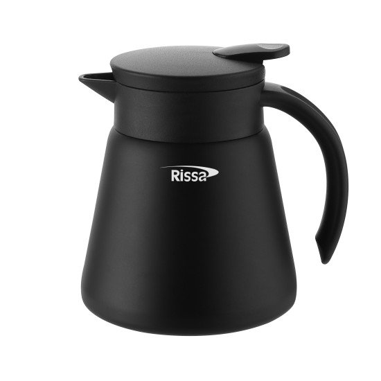 ترمس من ريسا استيل لون اسود 600 مل