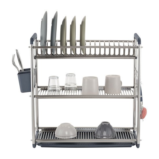 صفاية صحون وملاعق ستيل