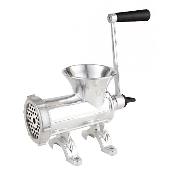 Aluminum meat grinder, size 12