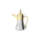 Regal Stainless Steel Coffee Pot, Silver/Gold, 0.70 Liter