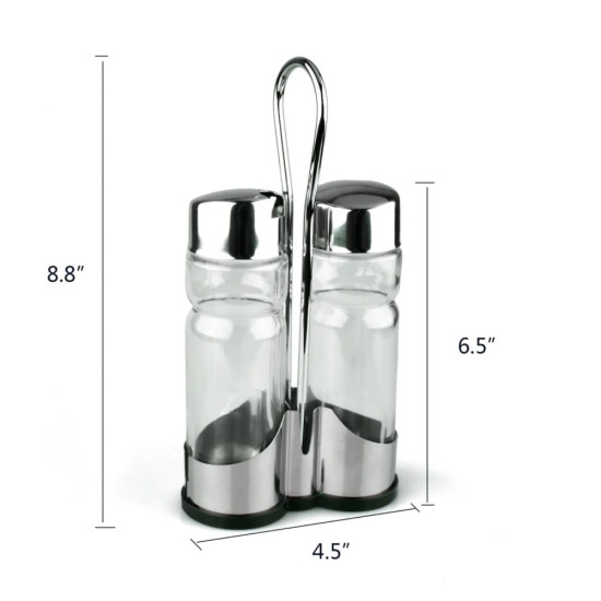 طقم زجاجات توابل للمطبخ 3 قطع