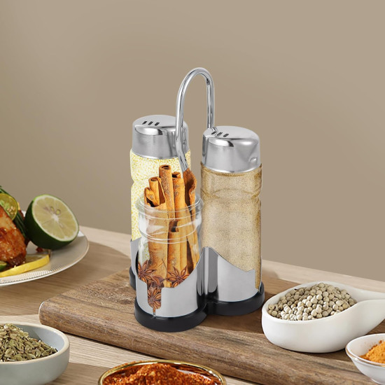 طقم زجاجات توابل للمطبخ 4 قطع