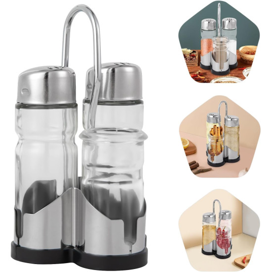 طقم زجاجات توابل للمطبخ 4 قطع