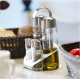 طقم زجاجات توابل وزيت للمطبخ 5 قطع