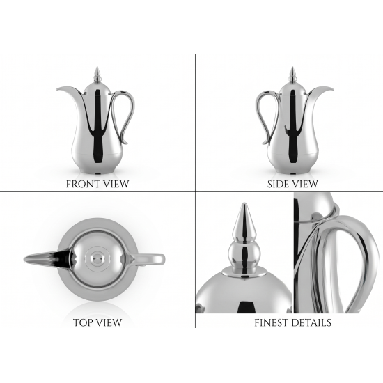 Regal Stainless Steel Arabic Coffee Dallah – 0.5L