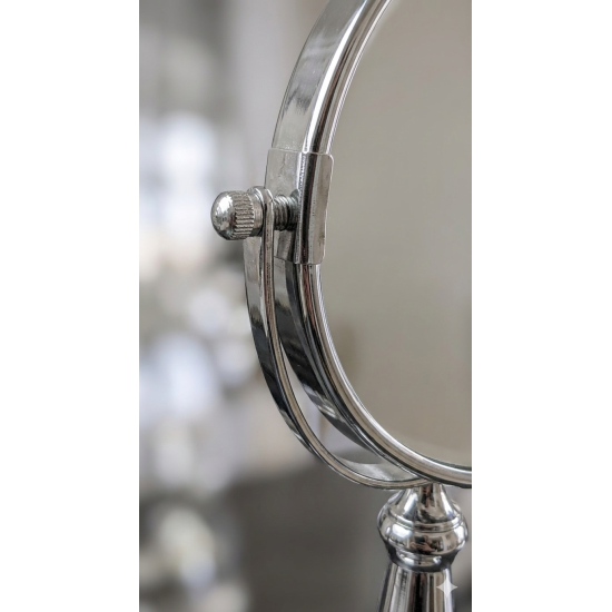 مراية دائرية ذات وجهين - مرآة عادية + مرآة مكبرة 20 سم