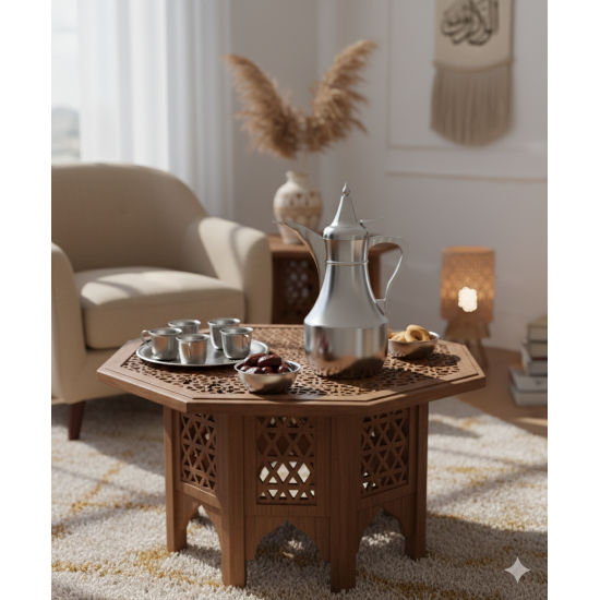 دلة قهوة من ريسا استانلس ستيل فضي فاخرة 65 مل