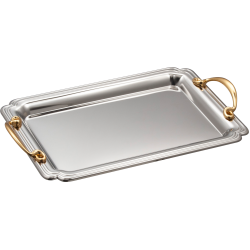 طقم صواني تقديم مشروبات استانلس ستيل – 3 قطع