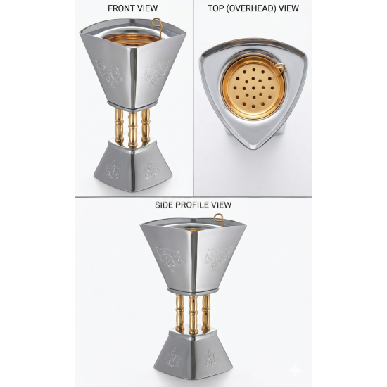 مبخرة كروم فاخرة