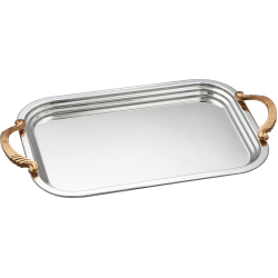 طقم صواني تقديم مشروبات استانلس ستيل – 3 قطع