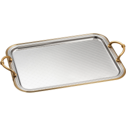 طقم صواني تقديم مشروبات استانلس ستيل – 3 قطع