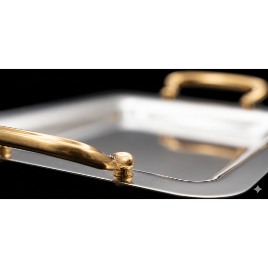 طقم صواني تقديم مشروبات استانلس ستيل – 3 قطع طقم صواني تقديم مشروبات استانلس ستيل – 3 قطع