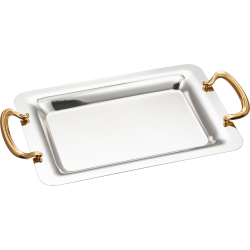 طقم صواني تقديم مشروبات استانلس ستيل – 3 قطع