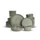 طقم سفرة عشاء خزفي من ريسا 24 قطعة أخضر طقم سفرة عشاء خزفي من ريسا 24 قطعة أخضر