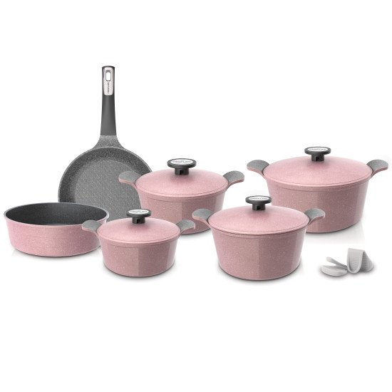 طقم قدور كوري اكسترما 10 قطع وردي