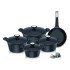 Neoflam Extrema Cookware Set, 9 Pieces, Black