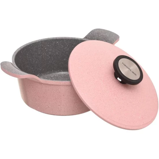 Korean Extrema pots set of 10 pieces, pink 121001