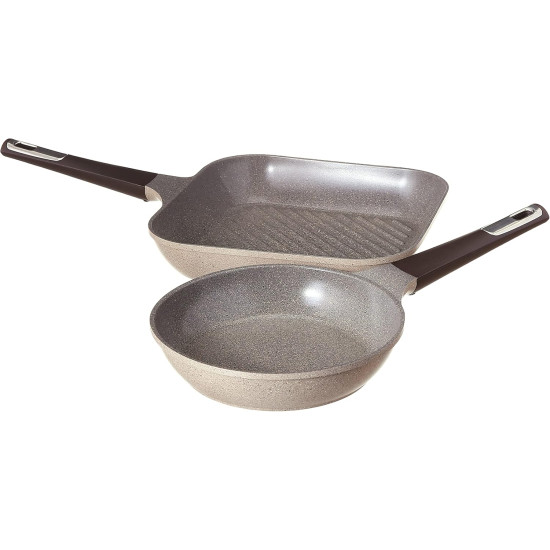 طقم قدور نيوفلام ايني مكونة من 20 قطعة بيج