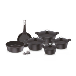 Korean Extremea pots set 10 pieces, black