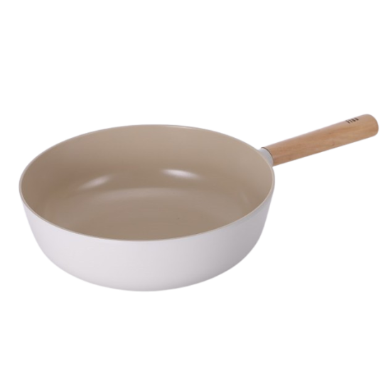 طاوة كوري نيوفلام فيكا سعة 30 سم عميق اوف وايت