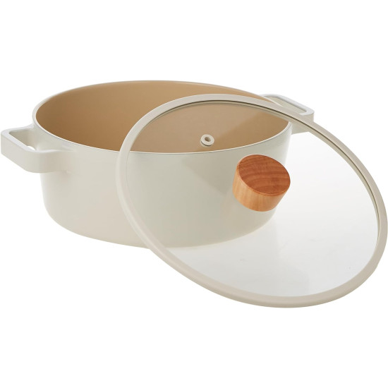 طقم قدور نيوفلام فيكا الكوري 7 قطع بيج