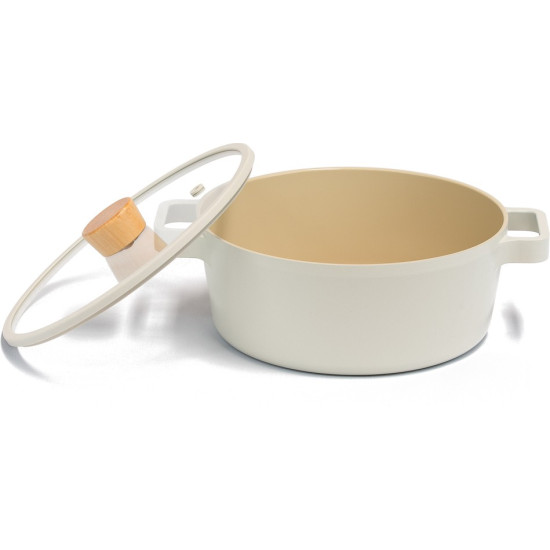 طقم قدور نيوفلام فيكا الكوري 9 قطع بيج