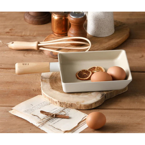 مقلاة أومليت من فيكا، مقاس 15 سم، لون اوف وايت