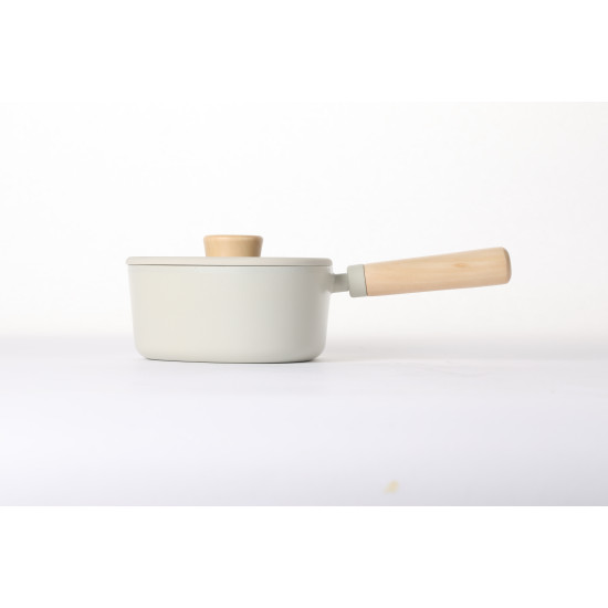 كسرول بغطاء زجاجي فيكا أبيكس سيراميك اوف وايت 18سم