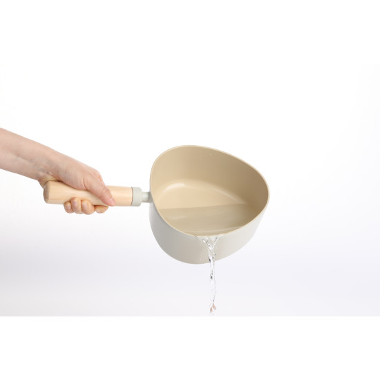 كسرول بغطاء زجاجي فيكا أبيكس سيراميك اوف وايت 18سم