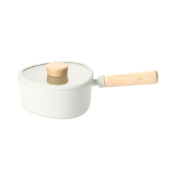 كسرول بغطاء زجاجي فيكا أبيكس سيراميك اوف وايت 18سم