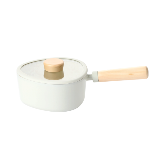 كسرول بغطاء زجاجي فيكا أبيكس سيراميك اوف وايت 18سم