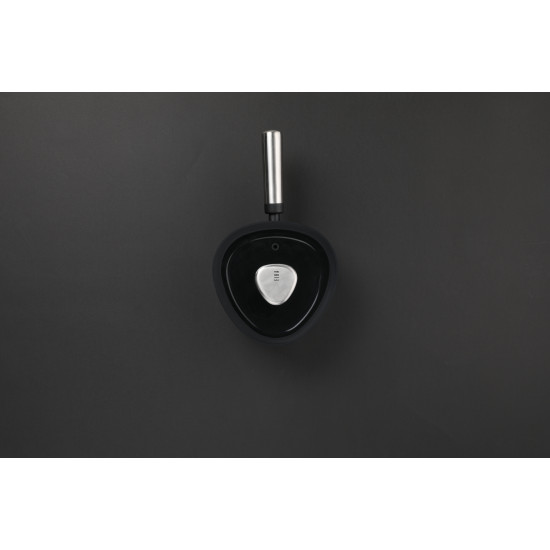 كسرول بغطاء زجاجي فيكا أبيكس سيراميك اسود 18سم