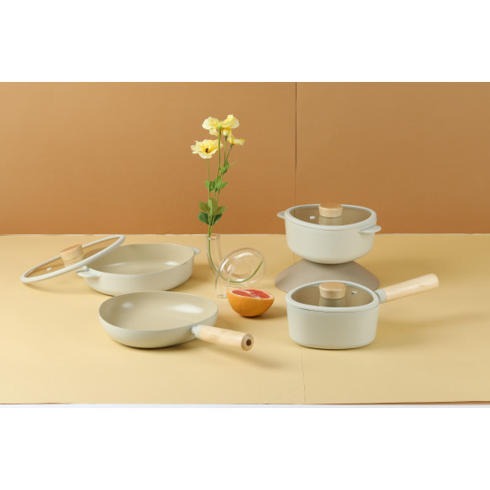 طقم فيكا أبيكس سيراميك من 7 قطع اوف وايت