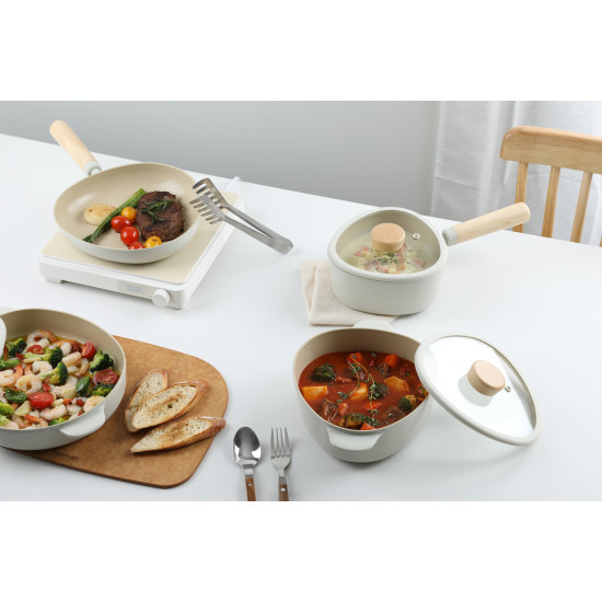 طقم فيكا أبيكس سيراميك من 7 قطع اوف وايت