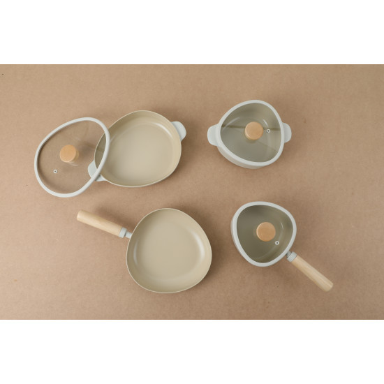 طقم فيكا أبيكس سيراميك من 7 قطع اوف وايت