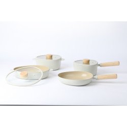 طقم فيكا أبيكس سيراميك من 7 قطع اوف وايت