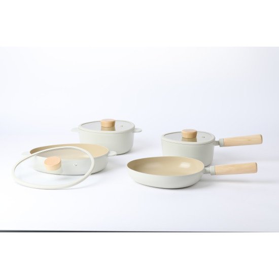 طقم فيكا أبيكس سيراميك من 7 قطع اوف وايت